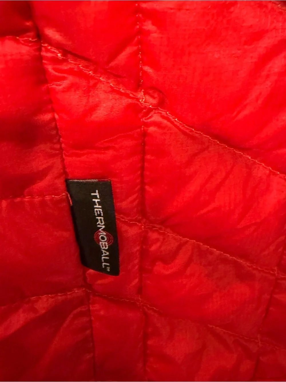 The North Face Red Quilted Packable Women's Vest